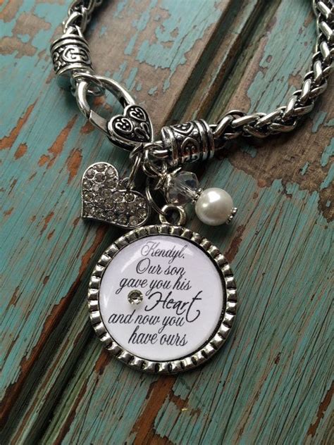 Check spelling or type a new query. Personalized DAUGHTER in LAW bracelet, "our son gave you ...