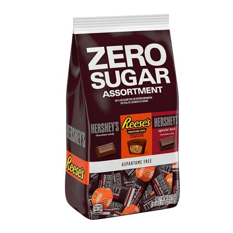 Hershey Zero Sugar Chocolate Candy Assortment Bag 1821 Ounce