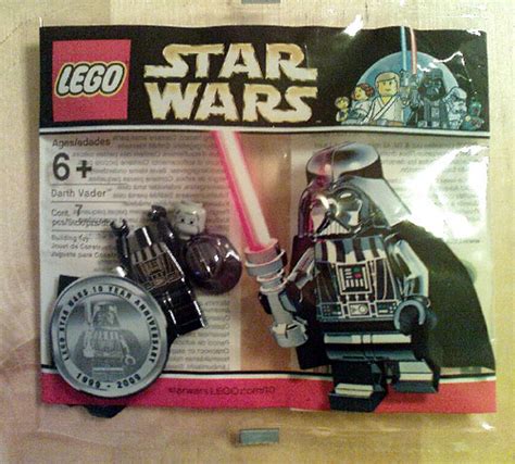 Chrome Lego Darth Vader Promo Minifig Custom Lego Minifigures