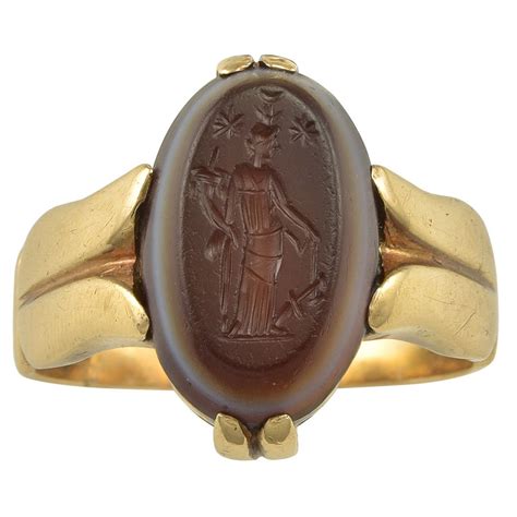 A Roman Intaglio of the Goddess Fortuna | 1stdibs.com | Ancient jewelry ...