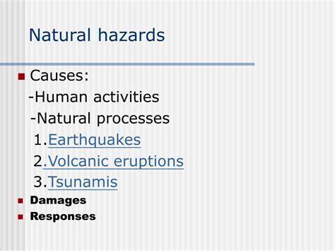 Ppt Natural Hazards Powerpoint Presentation Free Download Id