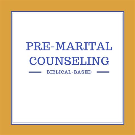 Pre Marital Counseling 4 Hours