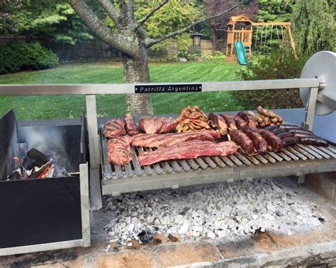 This is the smaller version of my original 48x28x72in grill this version is 36x22x68 inches with a 18 inch by 23 inch grill this is one of. Tips for Asado Grilling Over Wood Embers — Gaucho Grills