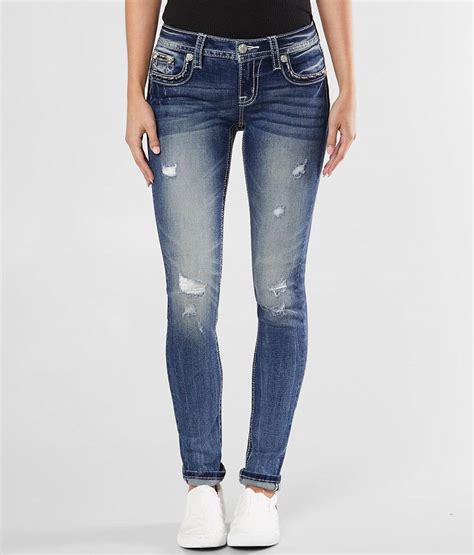 Miss Me Low Rise Skinny Stretch Jean Womens Jeans In K980b Buckle