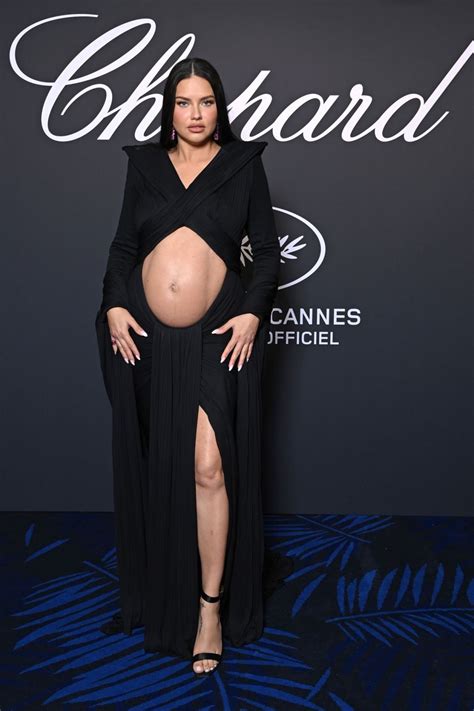 pregnant adriana lima at chopard s gentleman s evening event in cannes 05 18 2022 hawtcelebs
