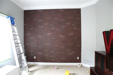 Faux Brick Wall Design Ideas Wall Design Ideas
