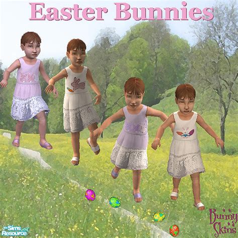 The Sims Resource Easter Bunny Toddler Dresses