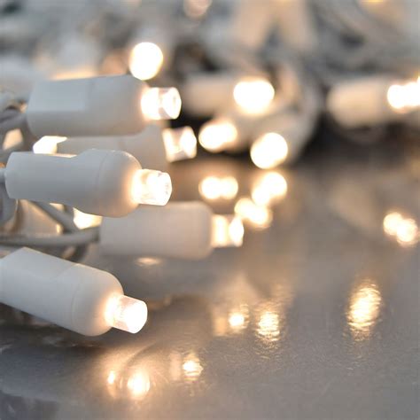 Led Warm White String Lights Twinkling Effect