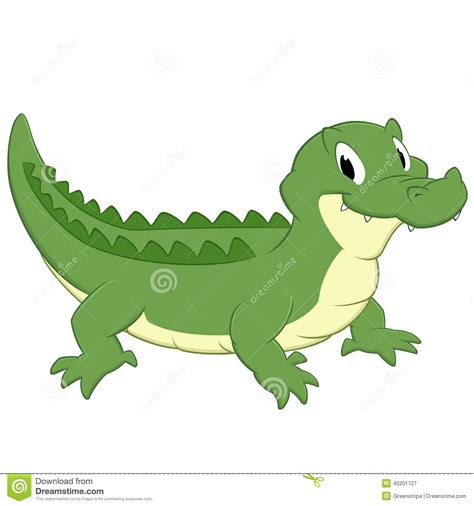 Cartoon Crocodile Stock Vector Image 40201727