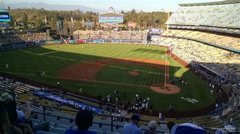 Shaded And Covered Seating At Dodger Stadium