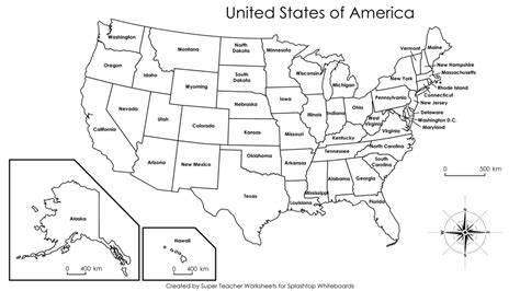 Printable United States Map With Capitals Printable Us Maps