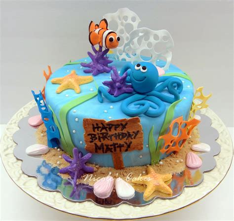 Maybe you would like to learn more about one of these? 'Under The Sea' Birthday Cake. | Ocean cakes, Cake designs ...