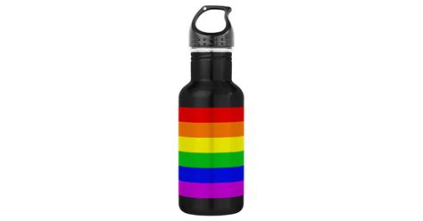Gay Rainbow Water Bottle Zazzle