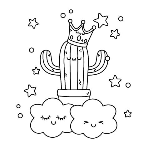 Dibujos de Cactus para Colorear - 100 Dibujos para imprimir