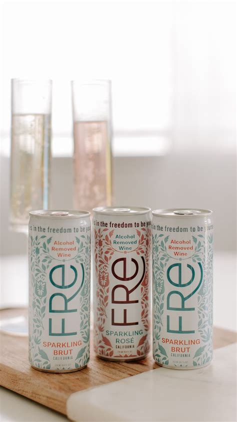 Fre Alcohol Removed Wine Now In Cans Alcohol Alcoholic Drinks Wines