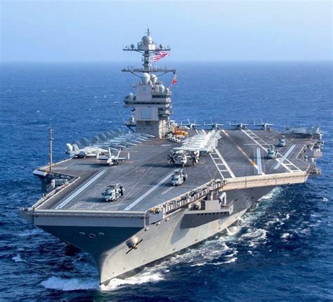 The 13 Trillion The Biggest Aircraft Carrier In The World Uss Gerald