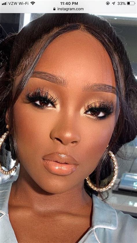 Gold Makeup Looks Makeup For Black Skin Black Girl Makeup Natural