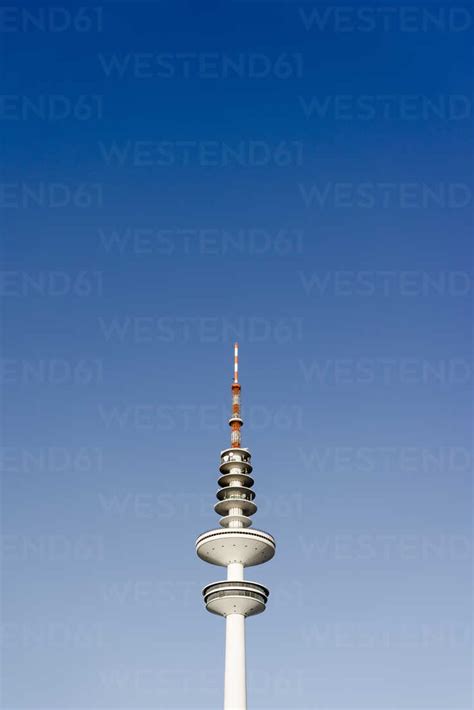 Germany Hamburg Tv Tower Stock Photo