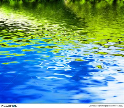 Reflection Of Green Nature In Clean Water Waves Green Nature Waves