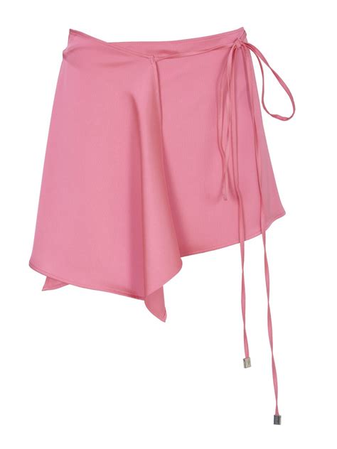 pink neon mini skirt editorialist