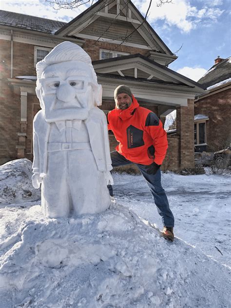This Man From Waterloo Makes Amazing Snow Sculptures Cottage Life