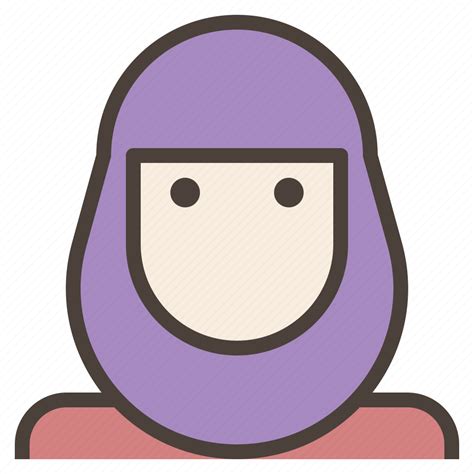 avatar female hijab islamic muslim veils woman icon download on iconfinder