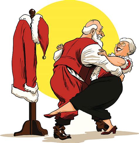 mr and mrs santa claus illustrations royalty free vector graphics and clip art istock