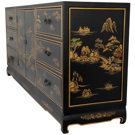 In japan and china, artisans achieve this finish by painstakingly. Black Lacquer Dresser - OrientalFurniture.com