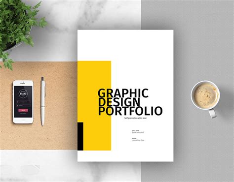 Graphic Design Portfolio Template Free Download Printable Templates