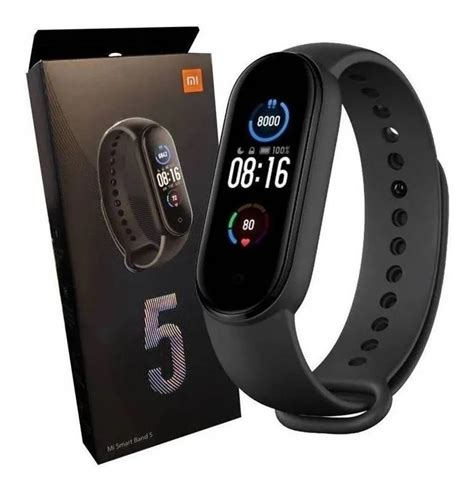 Smartwatch Xiaomi Mi Band 5 Reloj Sport Black Zion Tecnology