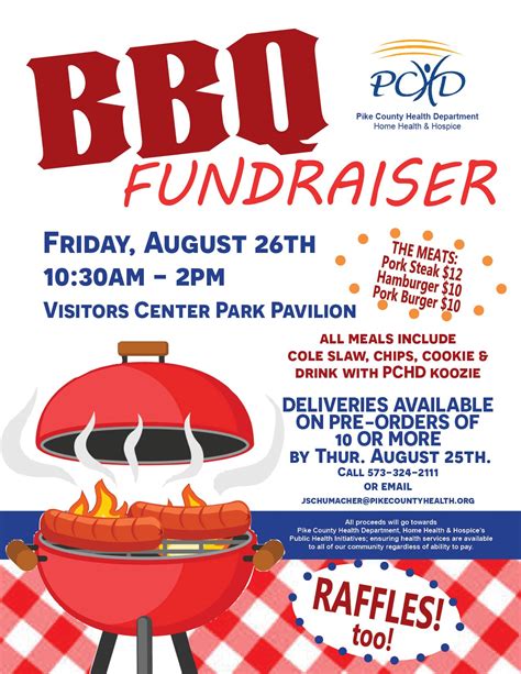 Bbq Fundraiser August 26th Pike County Health Department Home Health