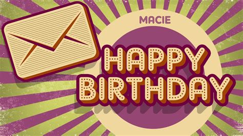 Macie Happy Birthday Youtube