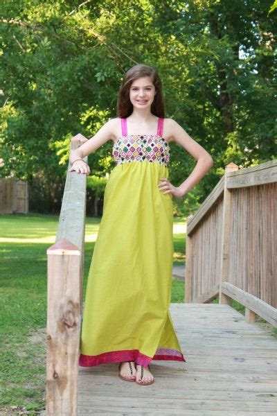 teen maxi dress sewing pattern maxi dress pattern for tweens seamingly smitten