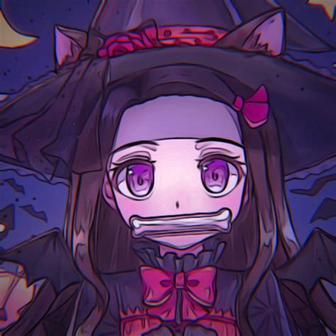 Nezuko Kamado Icons┆♯halloween ♯kny ♯nezuko Fanart Anime Halloween