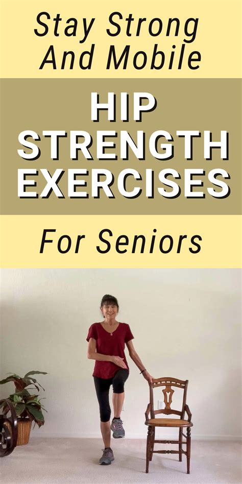 Hip Strengthening Exercises For Seniors Fitness With Cindy Hip Mobility Exercises Hip