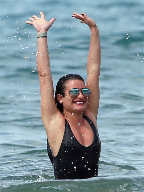 Lea Michele Bikini Pictures In Hawaii February POPSUGAR Celebrity Photo