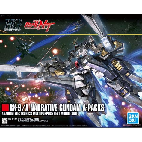 Bandai Gunpla High Grade Hguc 1144 Gundam Narrative A Packs