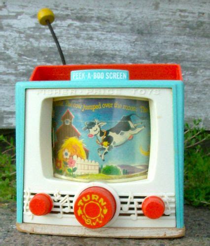 Vintage Fisher Price Musical Toy Tv Vintage Toys 1960s Retro Toys
