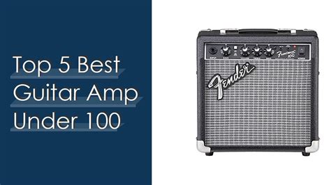 Top 5 Best Guitar Amp Under 100 Reviews With Products List Just The Tone