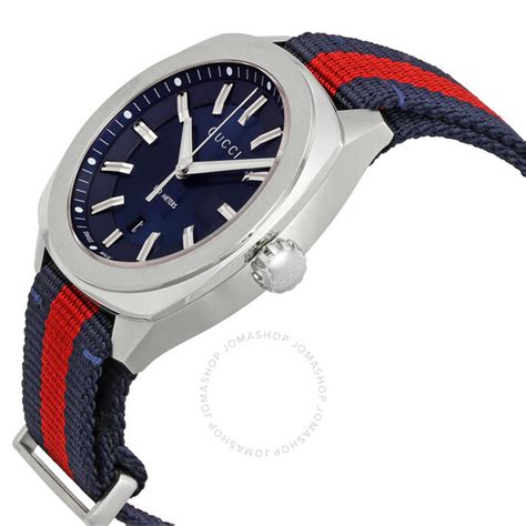Gucci Pre Owned Gucci Gg2570 Blue Dial Mens Watch Ya142304