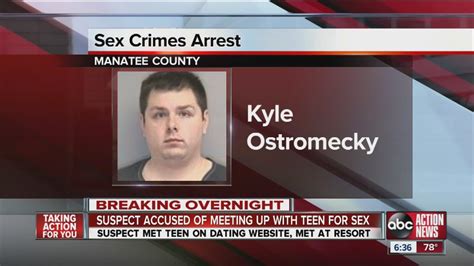 Manatee Man Accused Of Meeting Up And Having Sex With A Teenager Who