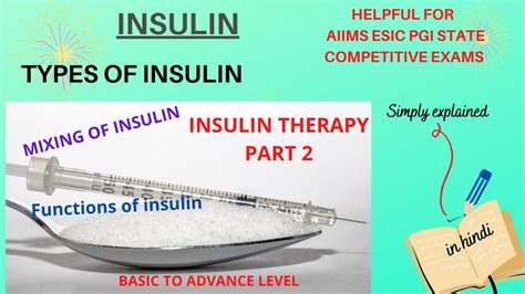 Insulin Insulin Therapymixing Of Insulinpart 2 Youtube