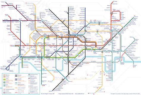 London Map Underground And Overground