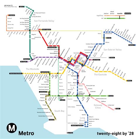 I Drew A Map Of Metros Plan To Expand Mass Transit For The 2028