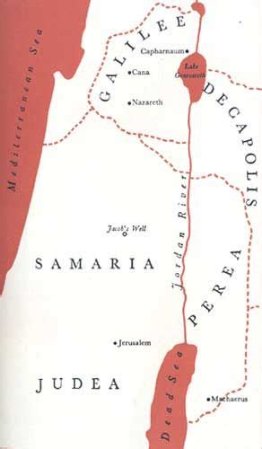 Bible Map Jerusalem Judea Samaria 11 The Holy Land In New Testament