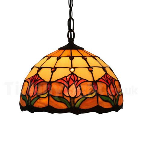 12 inch european stained glass tiffany pendant light