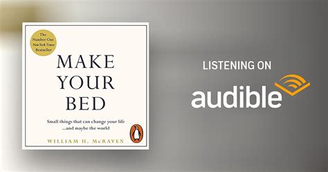 Make Your Bed By Admiral William H Mcraven Audiobook Uk