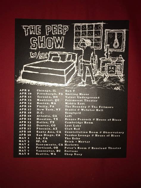 Lil Peep Lil Peep Peep Show Tour Poster Very Rare Grailed