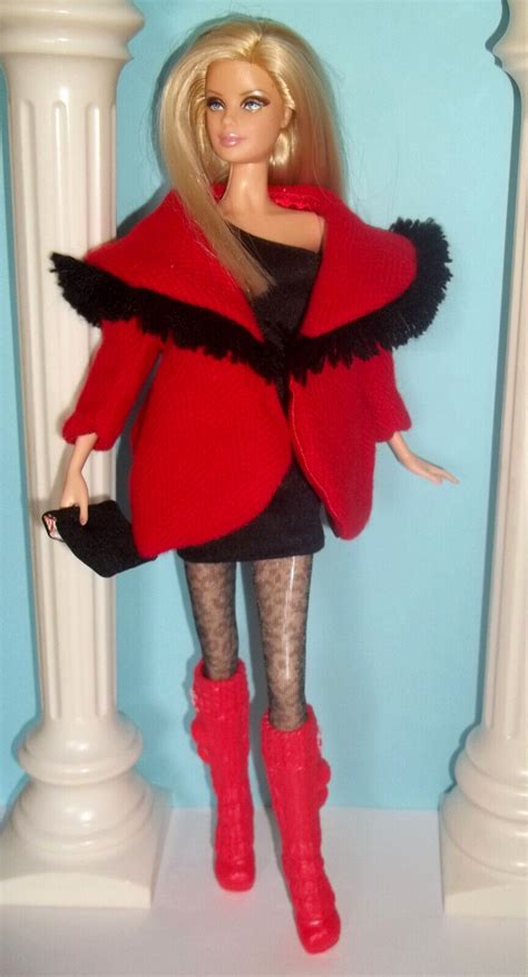 Gorgeous Barbie Winter Glam Redressed Tim Gunn Model Muse Awesome