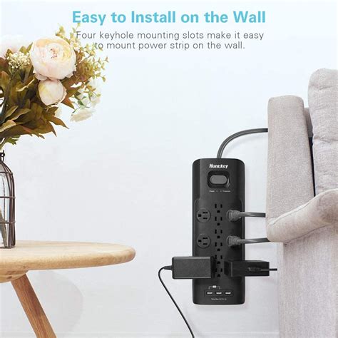 Surge Protector Power Strip Hidden 4k Camera W Dvr And Wifi Remote View